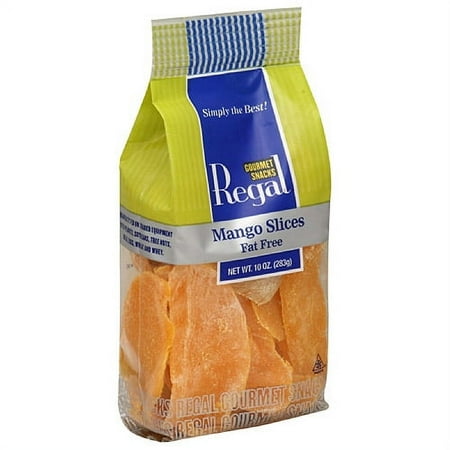 Regal Gourmet Snacks Full Slice Mangos, 10 oz (Pack of 8)