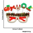 thumbnail image 2 of Yoyauz Christmas Glasses Glitter Party Glasses Costume Glasses Creative Fun Glasses Reindeer Antlers Christmas Party, 2 of 6