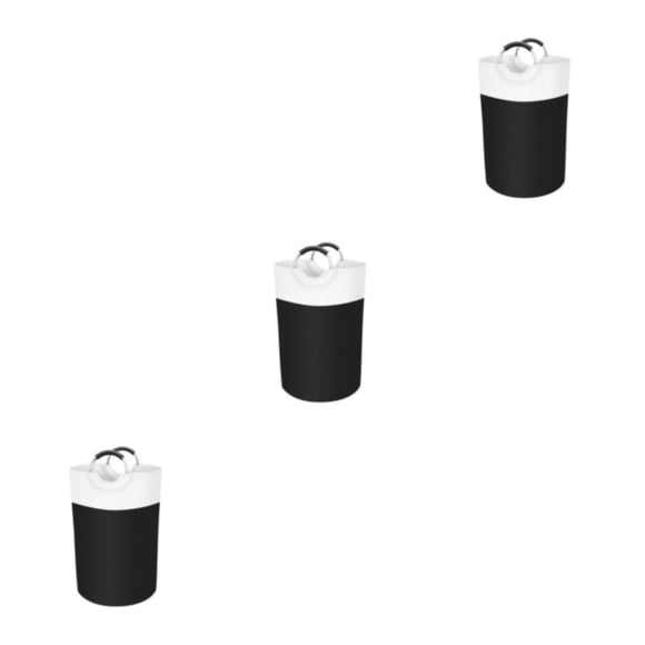 Billuyoard Cesto de ropa sucia bolsa de ropa 90L cesto de almacenamiento ligero ahorro de espacio dormitorio dormitorio organizador de viaje negro Type1 NO1
