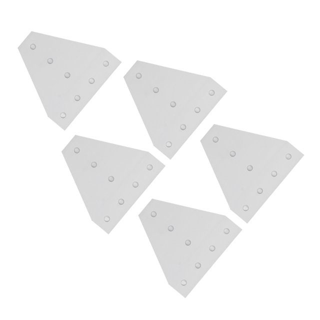 Plaque de Raccord à Angle Droit, Plaques de Support Multifonctionnelles à 90 Degrés 5 Pcs pour Connecter les Machines 3030T