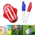 thumbnail image 1 of Herramienta de alineación del r de líneas de golf Cola Juego de rotuladores Marcador de revestimiento de pelotas de golf, 1 of 8