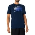 thumbnail image 2 of Under Armour Team Issue Wordmark T-Shirt, Blue, 2 of 5