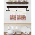 thumbnail image 3 of Easter Kitchen Dish Towels for Drying Dishes Set of 3, Spring Floral Watercolor Easter Eggs Bunny Flower Bow Waffle Weave Microfiber Hand Tea Bathroom Towels Quick Dry & Absorbent Towel 15.7x23.6, 3 of 7