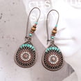 thumbnail image 4 of Qarigey 1 par de pendientes bohemios pendientes de accesorio de moda de gota de agua bohemios Ropa, zapatos y accesorios Miscelánea rojo antiguo Qarigey AP009551-01B, 4 of 6