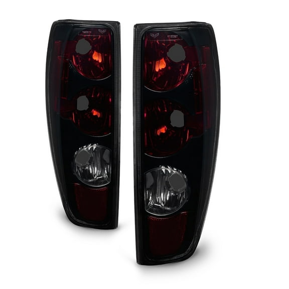 Black Smoke 2004-2012 Chevy Colorado GMC Canyon Pickup Tail Lights Brake Lamps