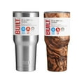 thumbnail image 6 of Built (Set of 2) 30-Ounce Double Wall Stainless Steel Tumblers, 30-Ounces, Stainless Steel and Burlywood, 6 of 6