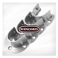 thumbnail image 2 of MasteelfCA WINOMO 4PCS Stainless Steel Wardrobe Closet Rod Bracket U-Shaped Socket Bracket Open Type Shower Curtain Rod Supporter, 2 of 7
