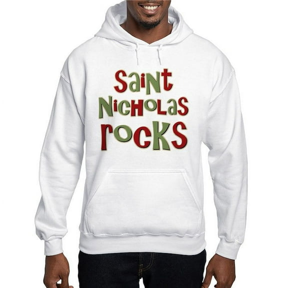 CafePress - Saint Nicholas Rocks Hooded Sweatshirt - Pullover Hoodie, Hooded Sweatshirt