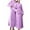 Light Purple, variant on Dyfzdhu Robes for Women Double Pocket Flannel Bathrobe Soft And Warm Faced Velvet Pajamas Home Wear Robe