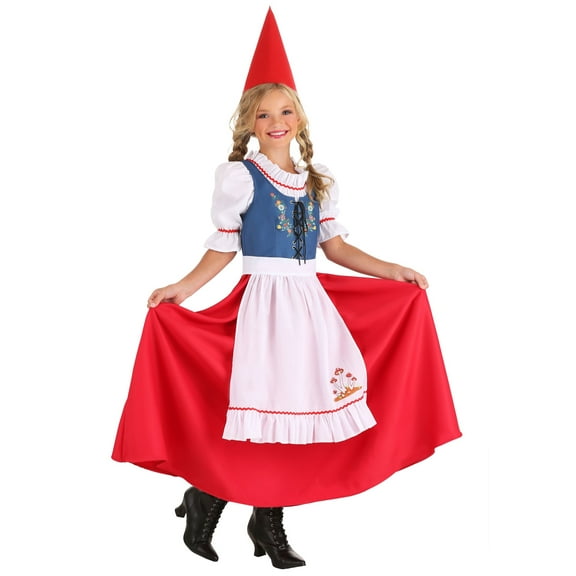 Girl's Garden Gnome Costume