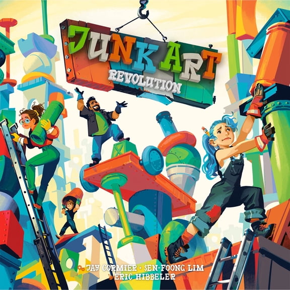 Junk Art Revolution Family Board Game for Ages 8 , from Asmodee