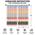 thumbnail image 2 of Blackout Kids Curtains,Colorful Geometric Striped Pattern Childrens Insulated Curtains Set Of 2,Bedroom Essentials,Toddler Room Decor 42x84in(106x213cm), 2 of 5