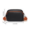 thumbnail image 3 of Bolso Bandolera Cuero Genuino Moda Mujer Casual Hombro ( ) Negro Marrón DQrwqpou Para Estrenar, 3 of 3
