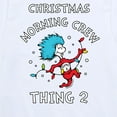 thumbnail image 3 of Cat in the Hat - Christmas Morning Crew Thing 2 - Toddler And Youth Short Sleeve Graphic T-Shirt, 3 of 5