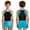 Blue Green, variant on iiniim Boys Gymnastics Leotard Sleeveless Training UnitardĀ Jumpsuit with Shorts Sets 6-16 Navy Blue&Black 6