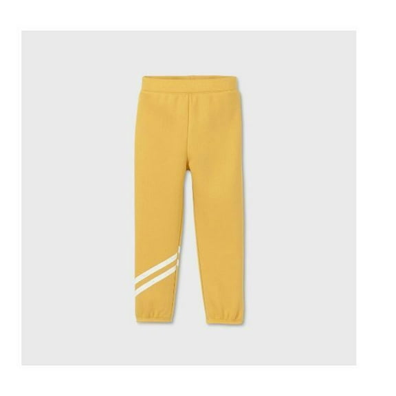 Grayson Mini Toddler Girls Jogger Pants Yellow, 18 Months