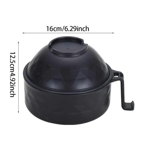 Juego de 6 uds de cuencos para Ramen para microondas, cuenco para Fideos Instantáneos, cuenco de fibra de bambú, vajilla para sopa escurrida para niñas y niños