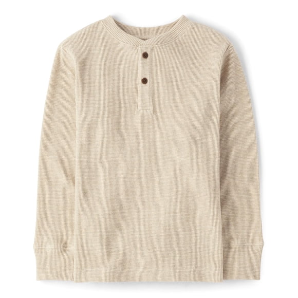 Camisa térmica de manga larga The Children's Place Henley XL (14)