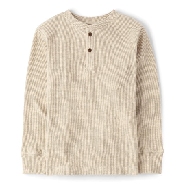 Camisa térmica de manga larga The Children's Place Henley XL (14)