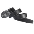 thumbnail image 3 of cinturones de cintura para hombres Cinturón de vaquero occidental para hombres Cinturones de espera Cinturones de correa de banda Hebilla de alce Correa de cinturón de cuero de Magideal cinturones de cintura para hombres, 3 of 7