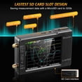 thumbnail image 3 of Upgraded 2.8 Inch VNA 50kHz-6.3GHz Vector Network Analyzer Antenna Analyzer With MicroSD Slot Support Data Storage LiteVNA ,Powerful Signal Generation, 3 of 7