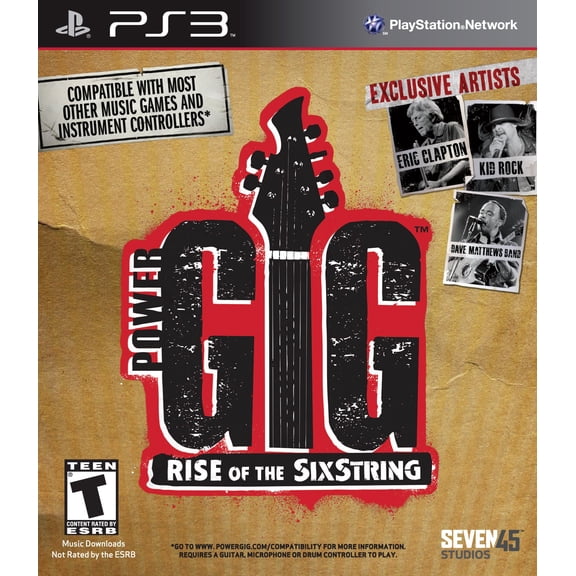 Power Gig: Rise of the Six String, Seven45 Studios, PlayStation 3