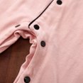thumbnail image 6 of Baby Girl Cotton Pajamas for Babies - Soft Long Sleeve, Snap Button Closure in Pink, 6 of 10