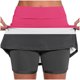 thumbnail image 2 of Pantalones Cortos Atléticos de Mujer de Cintura Alta Pantalones Ligeros de Impresión Delgados con Bolsillos, 2 of 6