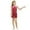 1-Red533, variant on Oiyii Halloween Dress for Toddler Girls One Shoulder Leopard Printed Party Skirt Holiday Pageant Frock,Black