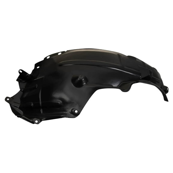 TRQ Front Left Rearward Inner Fender Liner Black Drivers Side Fits Select 2003-2008 INFINITI FX35 FX45 IN1250112