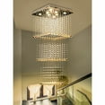 thumbnail image 5 of Miumaeov Modern Luxury K9 Crystal Chandelier Raindrop Ceiling Light Pendant Lamp Fixture L60cm×W60cm×H200cm, 5 of 20