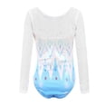 thumbnail image 6 of UJNDER Girl's Long Sleeve Dance Gymnastics Leotard with Rhinestone Glitter Print Pants and Headband Outfits for Girls,05_Light Blue,7-8 Years, 6 of 6