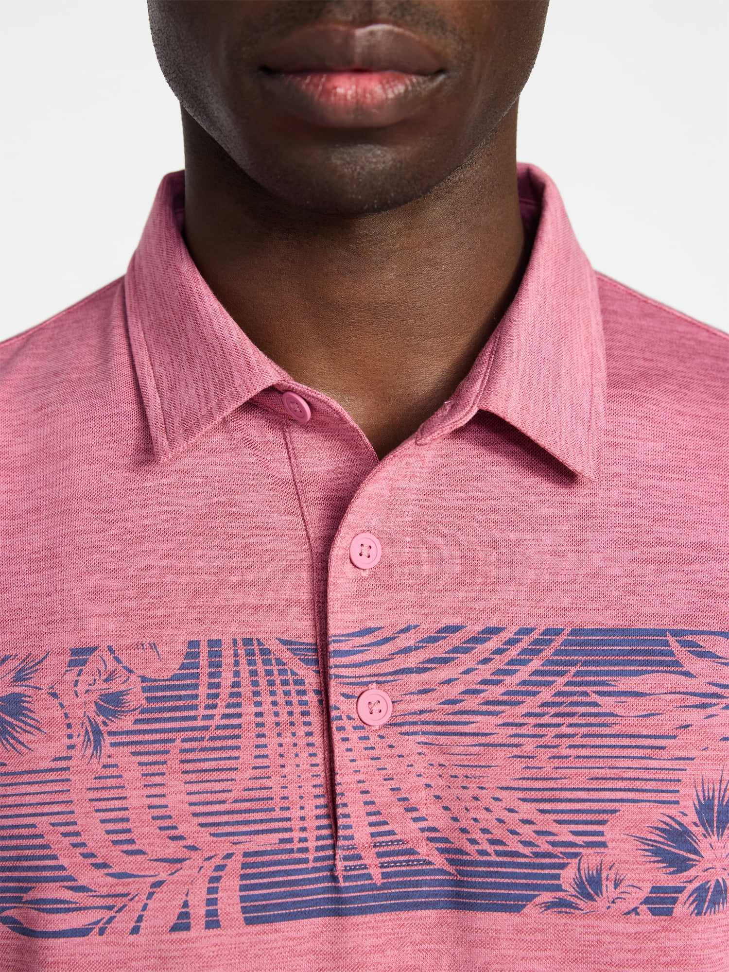 George Men's & Big Men's Relaxed Fit Short Sleeve Stretch Polo Shirt, Sizes S-5XL