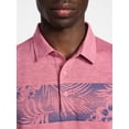 thumbnail image 3 of George Men's and Big Men's Short Sleeve Polo Shirt with Stretch, Sizes S-5XL, 3 of 5