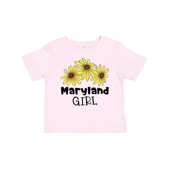 Inktastic Maryland Girl Black Eyed Susans Flowers Girls Baby T-Shirt