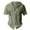 Army Green, variant on LODIENY Lightweight Linen Hoodie T-Shirts for Men Casual Summer Short Sleeve Drawstring Button Down Hooded Tops Trendy Athletic Cotton Tees Shirt with Pockets Brown XL