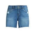 thumbnail image 6 of Sofia Jeans Women's Lila Mid Rise Destructed Short, 6 of 7