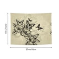 thumbnail image 3 of Bingfone Vintage Floral Tapestry Wall Hanging Decor for Living Room Bedroom Dorm Classroom Office Decor 29x37 Inch, 3 of 8