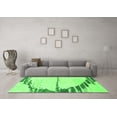 thumbnail image 3 of Ahgly Company Indoor Rectangle Abstract Green Modern Area Rugs, 7' x 10', 3 of 4