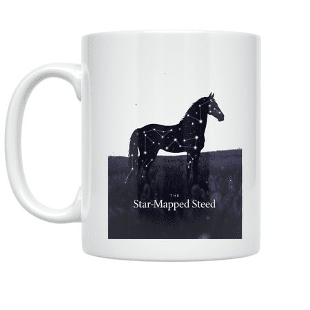 Star-Mapped Steed Design - Horse Lover - 11 oz Ceramic Coffee Mug