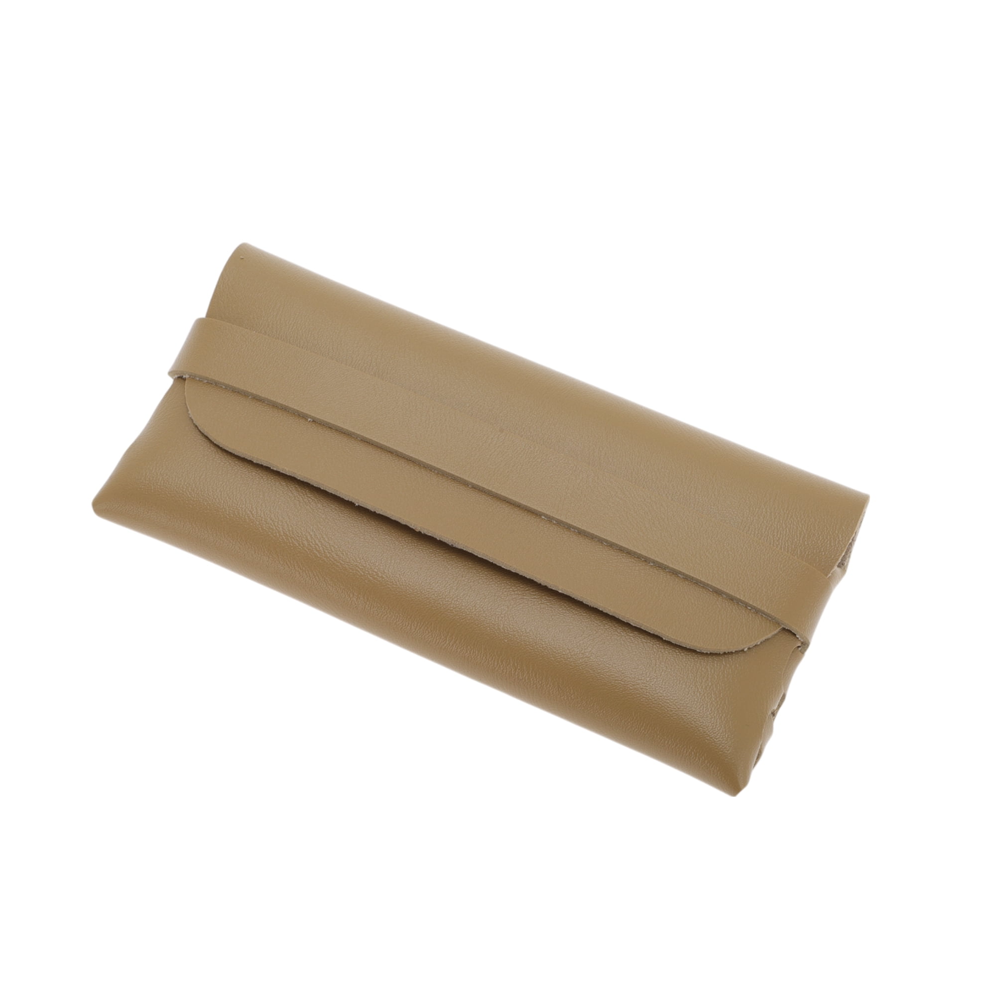 Unique Bargains Thick Eyeglasses Case Lightweight Eyeglasses Storage 1 Pc Champagne