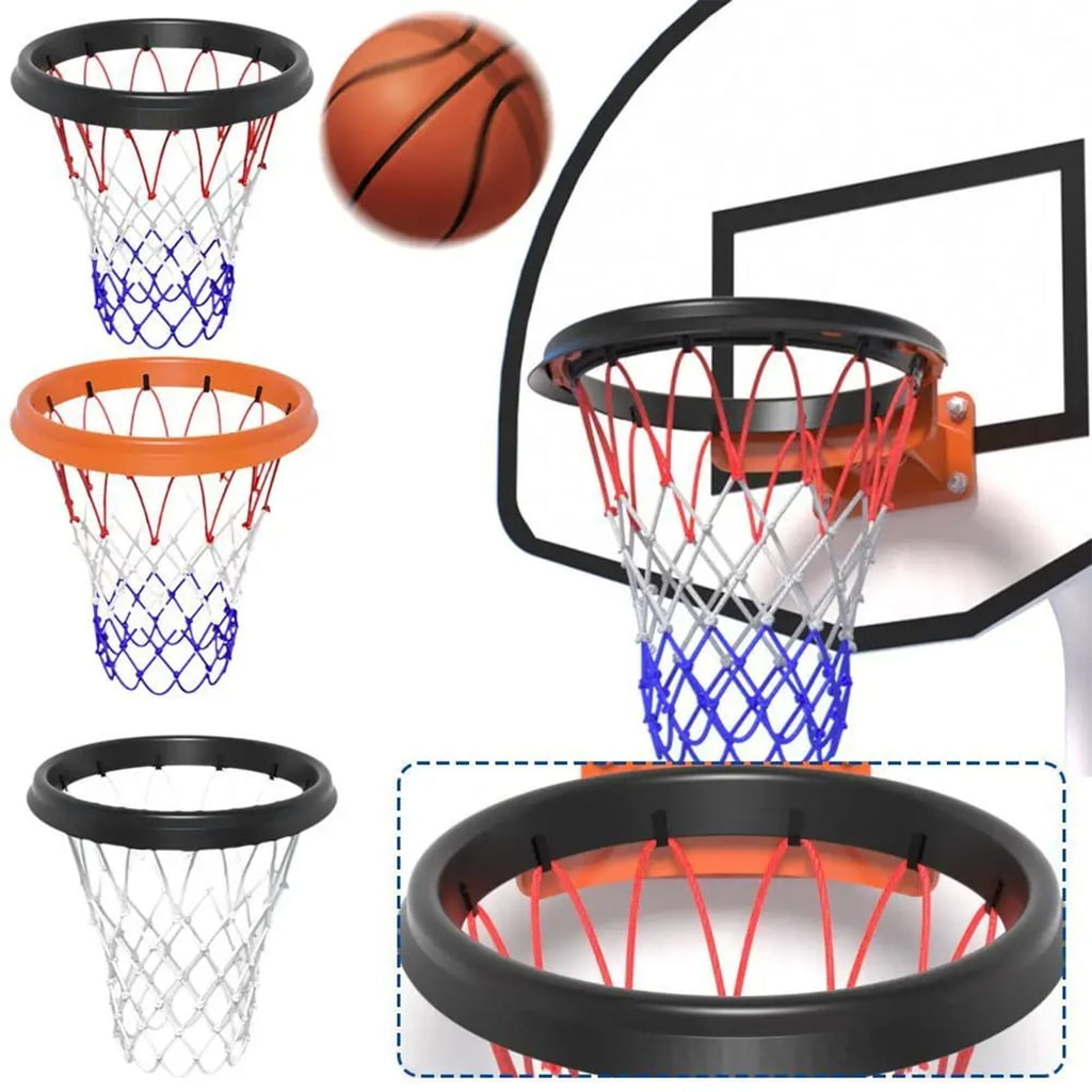PU Basketball Net Basketball Net Frame Indoor & Outdoor Removable Basketball Net