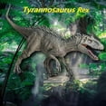 thumbnail image 2 of Modelo de dinosaurio HUOGUO de juguete liso pintado a mano para regalo para niño, 2 of 5