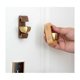 thumbnail image 4 of Timbre y timbre magnético de madera, timbre de puerta, recordatorio de puerta, madera oscura, 4 of 4