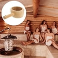 thumbnail image 3 of Bamboo Scoop Spoon for Kitchen Use with Hanging Rope Design Light Brown Natural Texture 1PC, 3 of 8