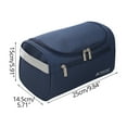 thumbnail image 3 of Fiudx Bolsa de Viaje, Gran Capacidad, Neceser Pie Sintético, Diseño Portátil, Ideal para Viajes de Negocios, Regalo para Hombre y Mujer, con Cremallera Suave y Duradera., 3 of 4
