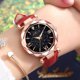thumbnail image 4 of Correa de cuero PU Reloj de cuarzo Reloj de pulsera con esfera redonda Star Sky para mujer (Rojo) Likrtyny Para estrenar, 4 of 9