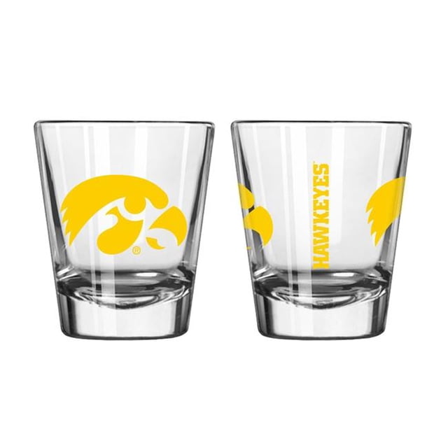 Logo Chair 155-G2S-1 2 oz NCAA Iowa Hawkeyes Gameday Shot Glass
