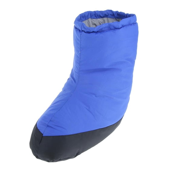 Zapatils de Plumón Botines Botas, Calzado Cubierta de Pies para Acampar Calentador de Pies Cálido para Hombres Mujeres Interior Al XL, XL XL azul Sunnimix Zapatillas blancas