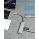 thumbnail image 4 of 6 In 1 Usb C Hub Multiport Adapters ,mac Dongle With 4k Hdmi, 100w Fast Charging, Usb-c And 3 Usb-a 5gbps Data Port, Usb 2.0, 4 of 5